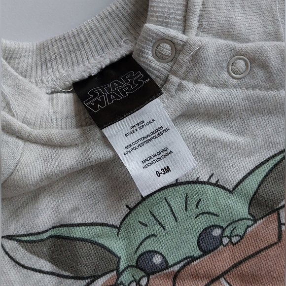 Star Wars Shirts & Tops Star Wars The Mandalorian Grogu The Child Baby Yoda Sweater Size 3